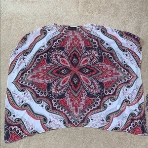 Nice blouse flows like a poncho!